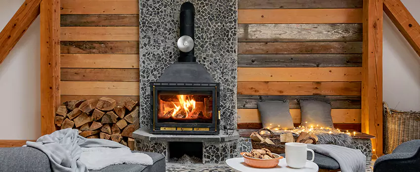 Thelin Hearth Products Direct Vent Gas Stove Fireplace Inspection in Addison, Illinois