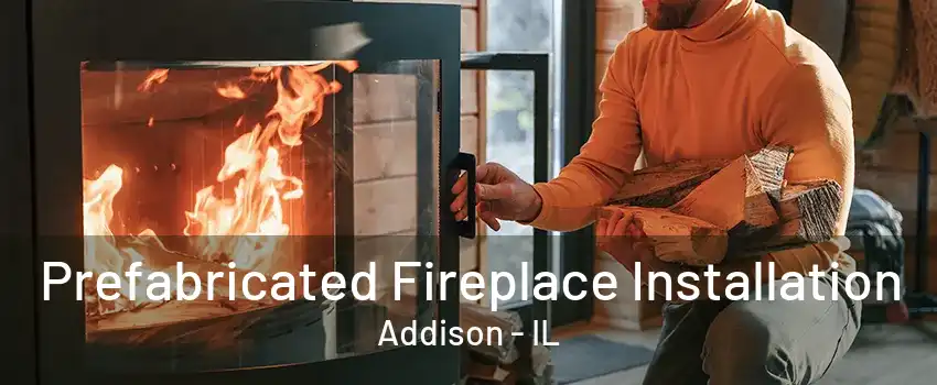  Prefabricated Fireplace Installation Addison - IL